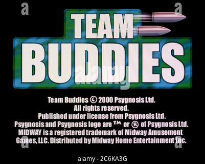 Jeu PS1 Team Buddies – Sony PlayStation 1 – Bon état – Stratégie