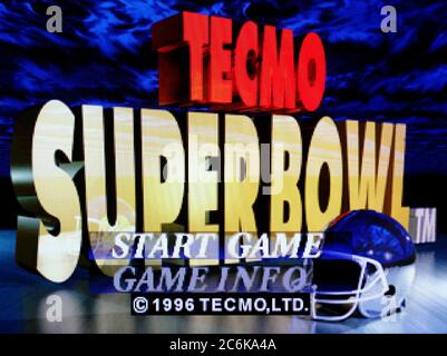 Tecmo super bowl store ps1