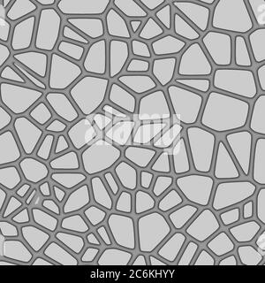 Abstract Gray Cracked Paper Cut Background Stock Vector