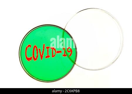 Covid-19 research, conceptual image. Stock Photo