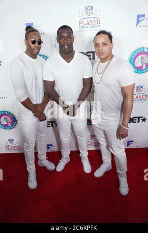 Final Draft National Recording Singing Group from America's Got Talent pose for picture during the 21st Annual Super bowl Gospel Celebration Red Carpet at the James L Knight Center in Miami Florida on Thursday January 30, 2020.  Photo Credit:  Marty Jean-Louis Stock Photo