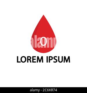 Blood Simple vector icon. Illustration symbol design template for web ...