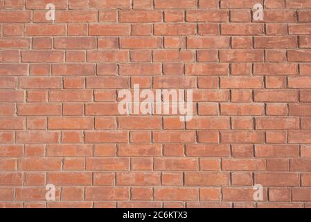 New brick wall, full frame. Stock Photo
