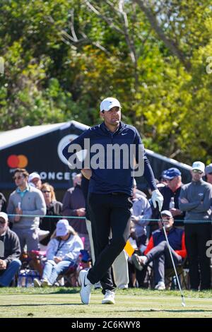 Scottie Scheffler Competing During the 2020 Arnold Palmer Invitational Third Round Groupings at Bay HIll Club  Lodge in Orlando Florida on Thursday March 7, 2020.  Photo Credit:  Marty Jean-Louis Stock Photo