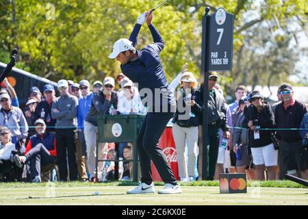 Scottie Scheffler Competing During the 2020 Arnold Palmer Invitational Third Round Groupings at Bay HIll Club  Lodge in Orlando Florida on Thursday March 7, 2020.  Photo Credit:  Marty Jean-Louis Stock Photo