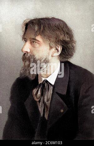 1880 c, FRANCE : The french writer ALPHONSE DAUDET ( 1840