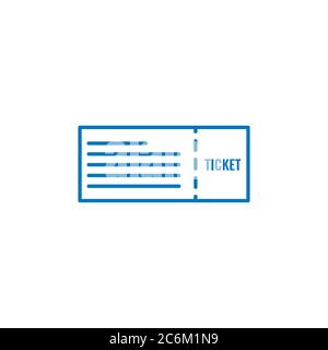 ticket vector graphic design illustration Stock Vector