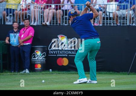 Patrick Reed during the first round of the Spanish Open, held at the ...