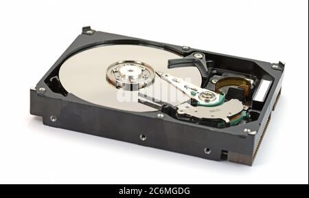 Open hard drive for computers Stock Photo