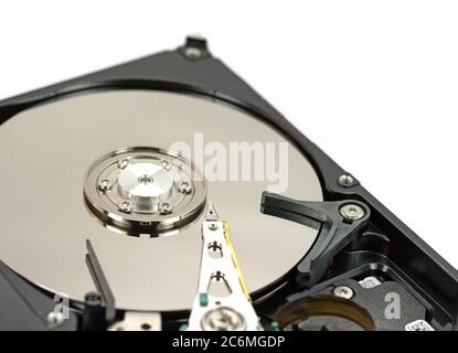 Open hard drive for computers Stock Photo