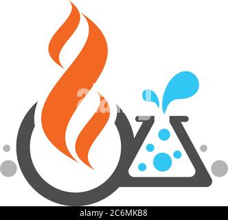Hot and cold laboratory Stock Vector
