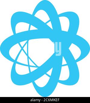 Abstract atom symbol Stock Vector