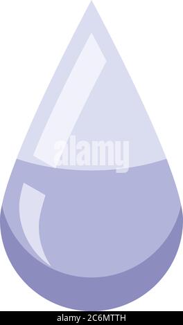 Antiseptic drop icon, isometric style Stock Vector