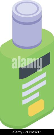 Antiseptic icon, isometric style Stock Vector