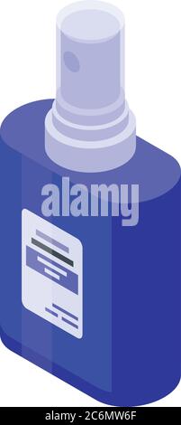 Hand antiseptic icon, isometric style Stock Vector
