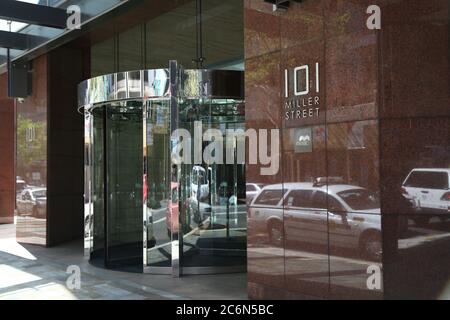 The AGL Head Office at 101 Miller Street North Sydney Stock Photo