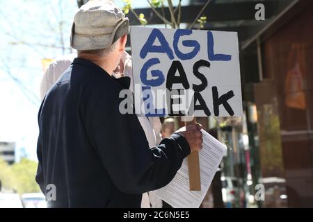 The AGL Head Office at 101 Miller Street North Sydney Stock Photo