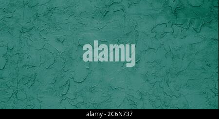 cyan rusty look wall abstract grunge background. Stock Photo