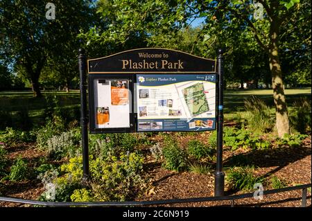 Plashet Park, East Ham, London Stock Photo