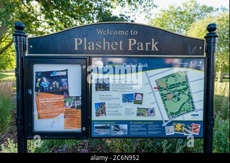 Plashet Park, East Ham, London Stock Photo