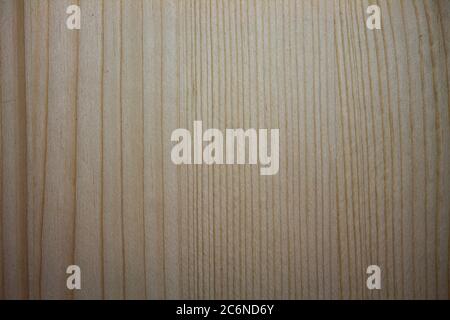 A texture made of spruce wood with an upright grain. Stock Photo