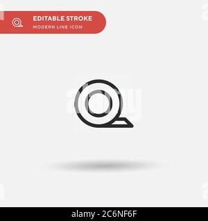 Scotch Simple vector icon. Illustration symbol design template for web mobile UI element. Perfect color modern pictogram on editable stroke. Scotch ic Stock Vector