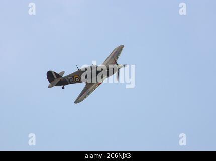 Hurricane at Biggin Hill air show Stock Photo - Alamy