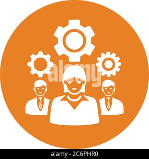 Business strategy icon / planning. Use for commercial, print media, web or any type of design projects. Stock Vector