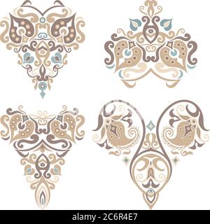 Vector ornamental nature vintage design elements Stock Vector Image ...