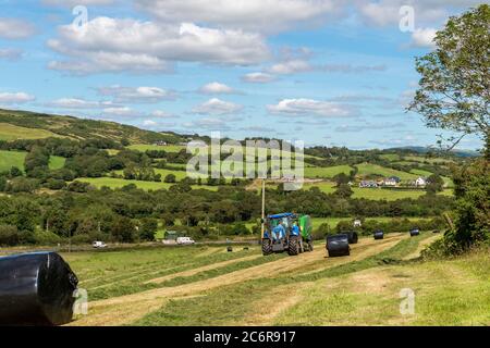 Silage Making, Near Bantry, County Cork, Ireland Stock Photo - Alamy