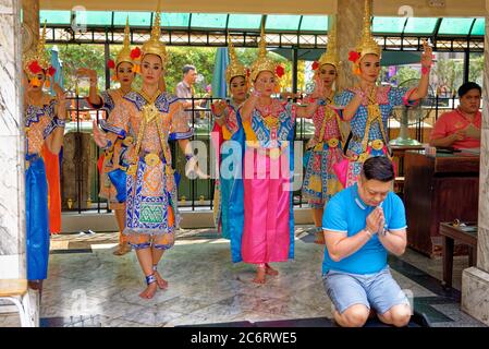 BANGKOK, THAILAND - JANUARY 22: Thai Dance Culture Festival in Siam, Bangkok, Thailand on January 22, 2020 Stock Photo