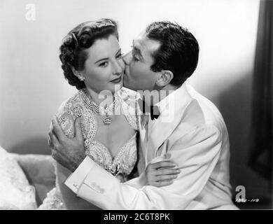 BARBARA STANWYCK and HENRY FONDA in THE LADY EVE 1941 director PRESTON STURGES Paramount Pictures Stock Photo