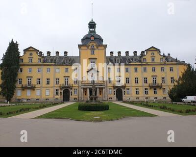 Buildings of the  Bückeburg Palace in Lower Saxony, Germany owned bu the family Schaumburg-Lippe