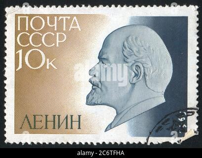 RUSSIA - CIRCA 1965: stamp printed by Russia, shows Lenin, circa 1965 Stock Photo