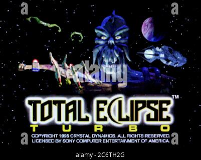 Total Eclipse Turbo - Sony Playstation 1 PS1 PSX - Editorial use only ...