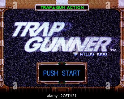 Trap Gunner - Sony Playstation 1 PS1 PSX - Editorial use only Stock ...