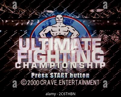 Ultimate Fighting Championship - Sony Playstation 1 PS1 PSX