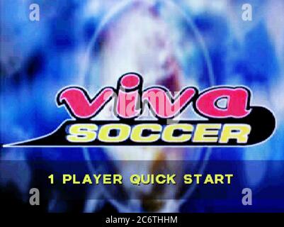 Viva Soccer - Sony Playstation 1 PS1 PSX - Editorial use only Stock ...