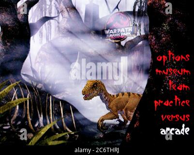 Warpath Jurassic Park - Sony Playstation 1 PS1 PSX - Editorial use only  Stock Photo - Alamy