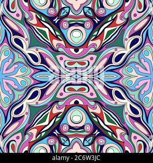 Vector abstract seamless pattern Stock Vector