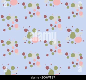 Seamless background image with bright elements. Stock Vector