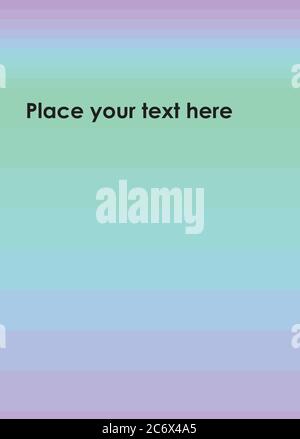 violet green soft gradient sriped abstract background with sampl Stock Vector