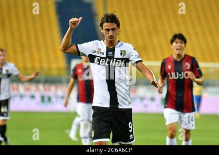 parma, Italy, 12 Jul 2020, Roberto Inglese (Parma) during Parma vs Bologna, italian Serie A soccer match - Credit: LM/Alessio Tarpini/Alamy Live News Stock Photo