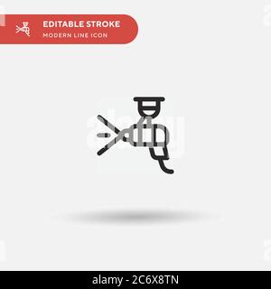 Painting Simple vector icon. Illustration symbol design template for web mobile UI element. Perfect color modern pictogram on editable stroke. Painting icons for your business project Stock Vector