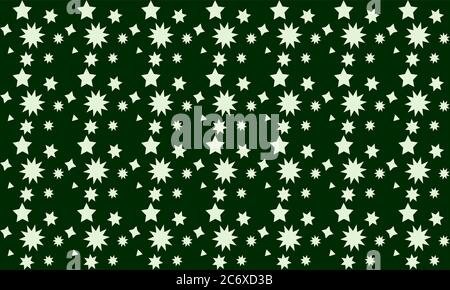 Black and white color highlighted seamless star shape art digital background abstract for web texture. Stock Vector