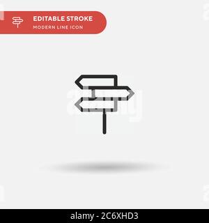 Panel Simple vector icon. Illustration symbol design template for web mobile UI element. Perfect color modern pictogram on editable stroke. Panel icons for your business project Stock Vector