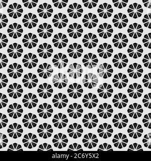 pattern seamless japan style flower mandala background texture swatch illustration Stock Vector