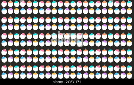 digital textile design of balloons on abstract background Stock Vector