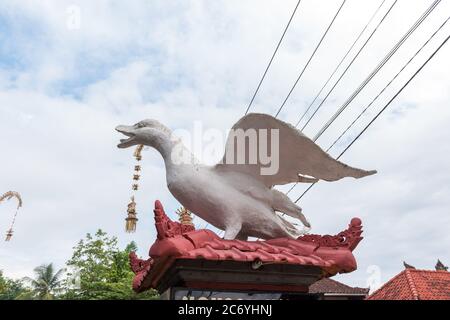 Traditional balinese statue of god Stock Photo