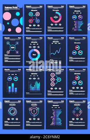 Big set of infographics elements. EPS10. Stock vector Stock Vector